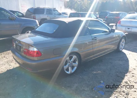 2005 BMW 325Ci из США, поврежденный, VIN WBABW33465PL35346